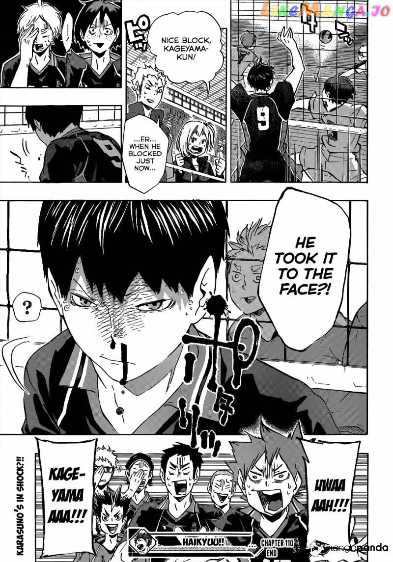 Haikyuu!!, Chapter 110 image 20